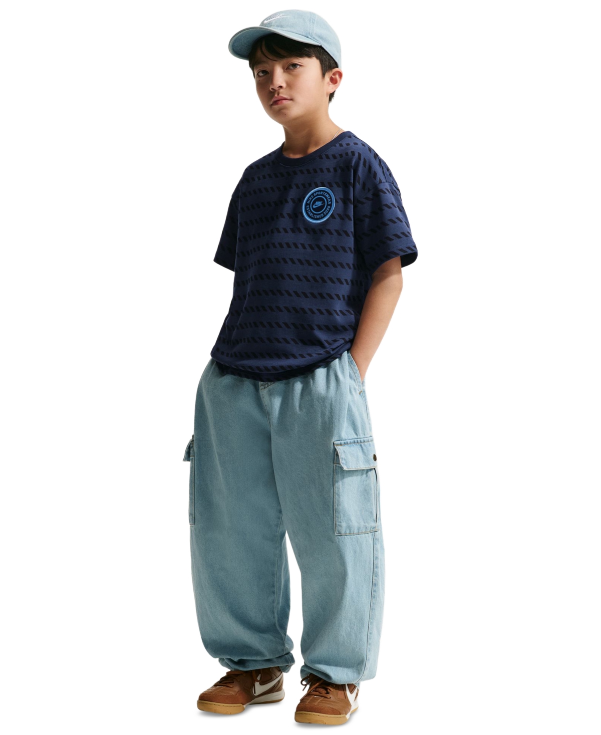 Boys' and Girls' 7-20 Max90 Short-Sleeve T-Shirt - Midnight Navy