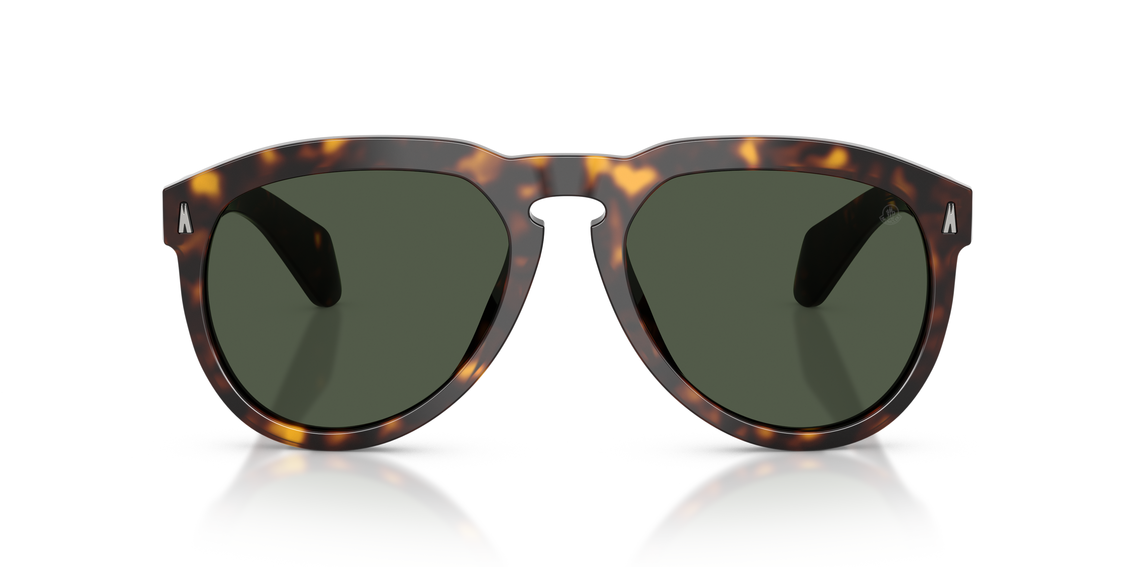 Moncler Unisex Moncler ME6020U ISOPLETH 30029A Gafas de sol Acetato Tortuga Verde Piloto Polarizado