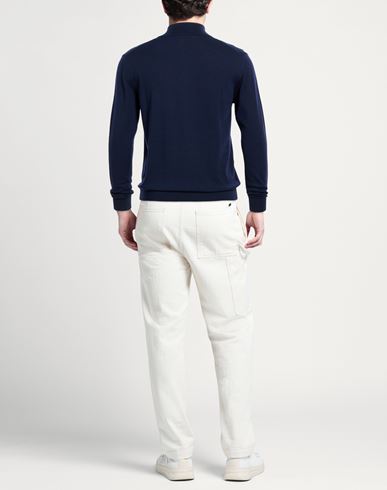 Man Turtleneck Navy Size L Merino Wool