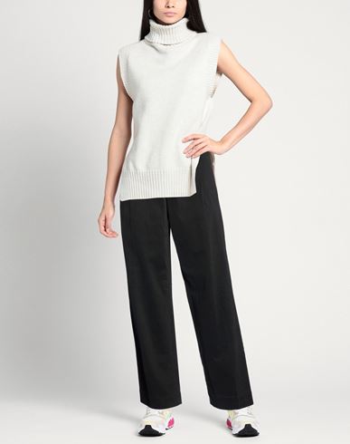 Woman Pants Black Size 10 Modal, Cotton, Elastane