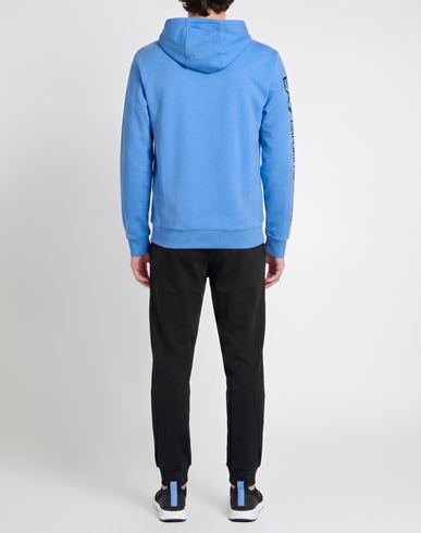 Man Sweatshirt Sky blue Size XL Cotton