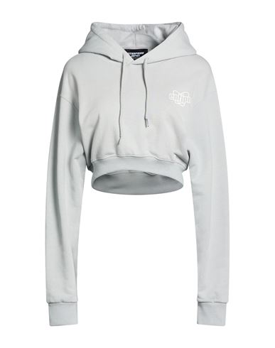 Woman Sweatshirt Light grey Size S Cotton