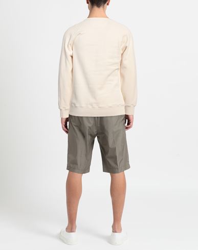 Man Sweatshirt Cream Size XL Cotton
