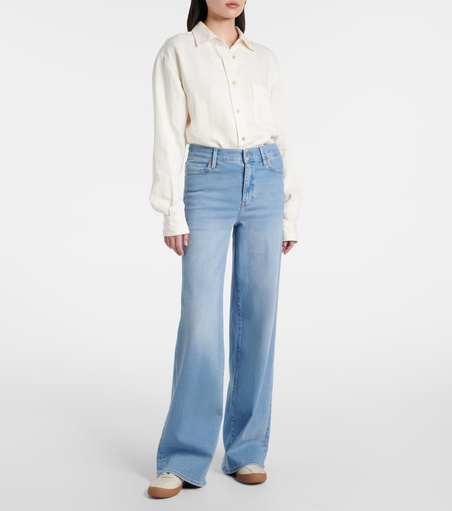 Le Slim Palazzo flared jeans