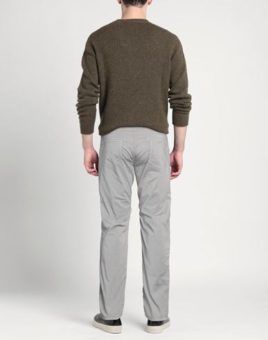 Man Pants Grey Size 31 Cotton, Silk, Elastane