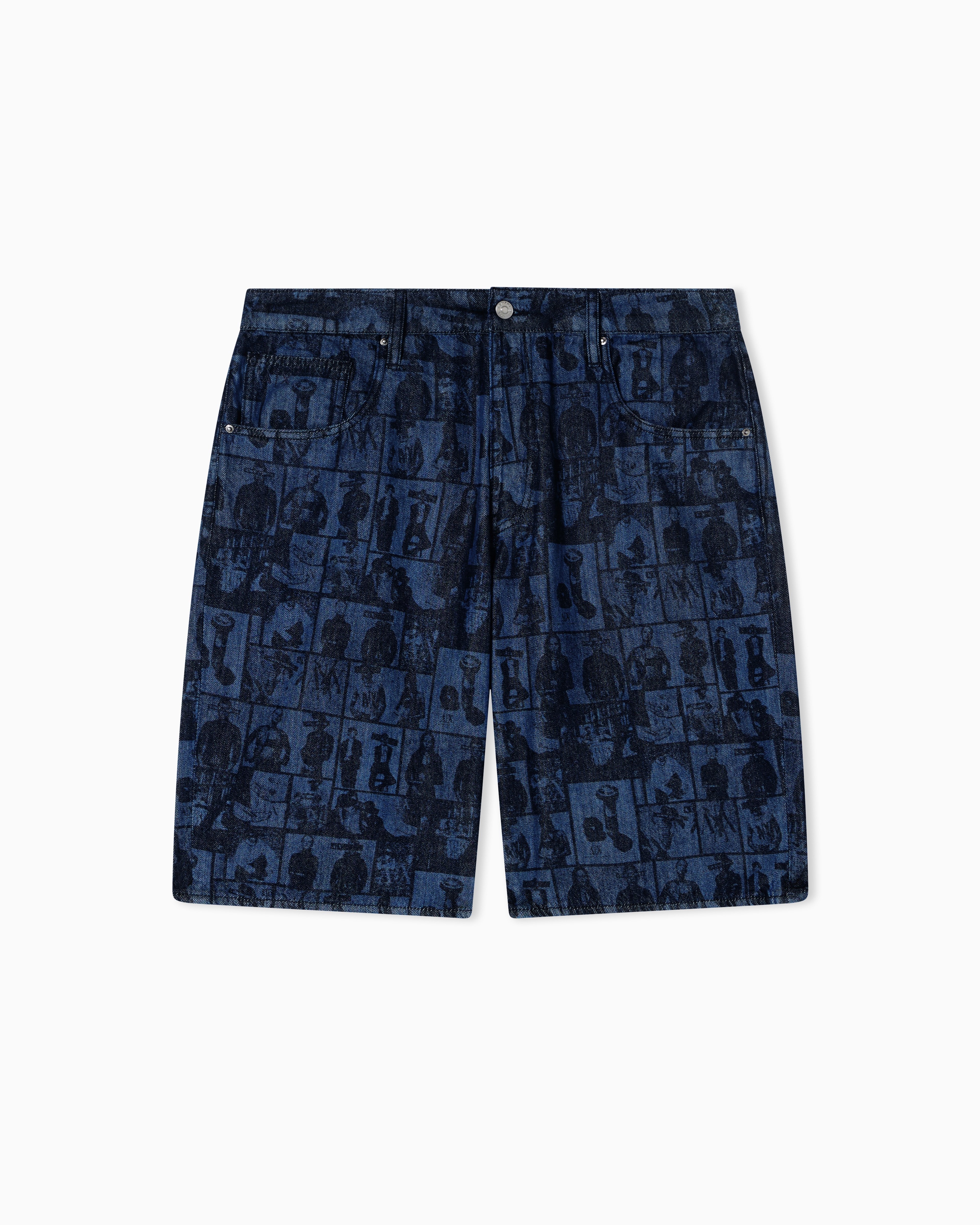 Light Wash Denim Shorts