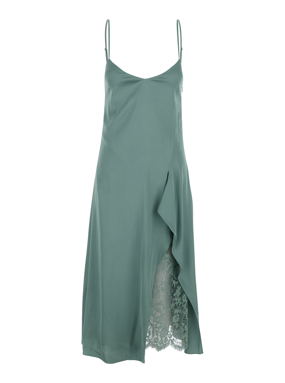Docketta Vis Dress — Green