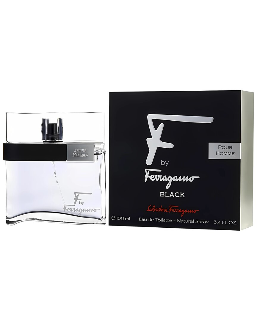 Ferragamo Men's 3.4oz F Black EDT Spray