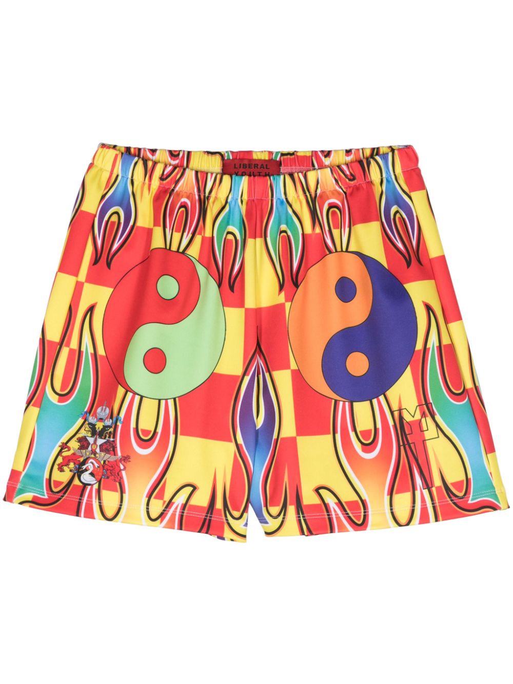 Lym Fire Football jersey shorts - Red