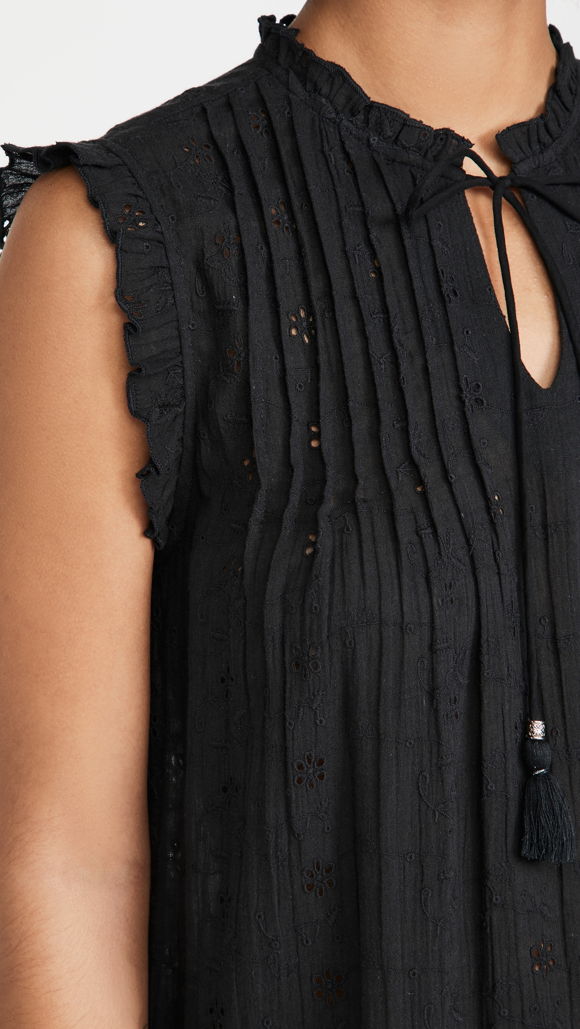 Eyelet Dress Black