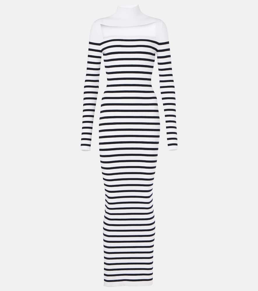 Striped maxi dress