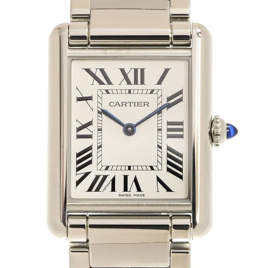 Tank Quartz Silver Dial Mens Watch WSTA0052