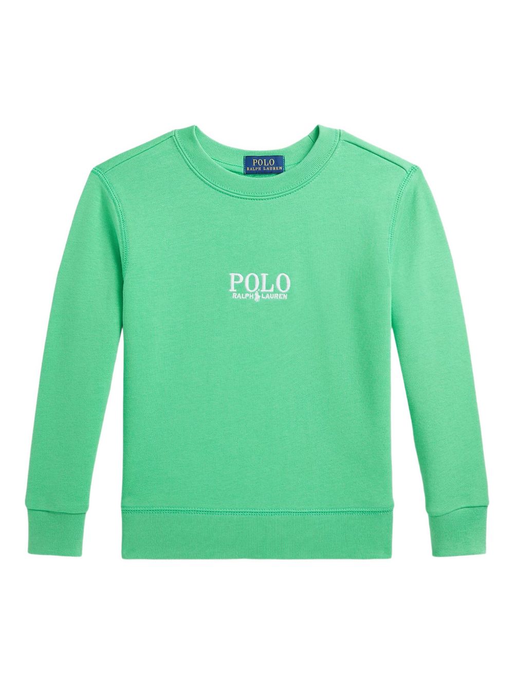 POLO RALPH LAUREN KIDS logo-embroidered sweatshirt - Green
