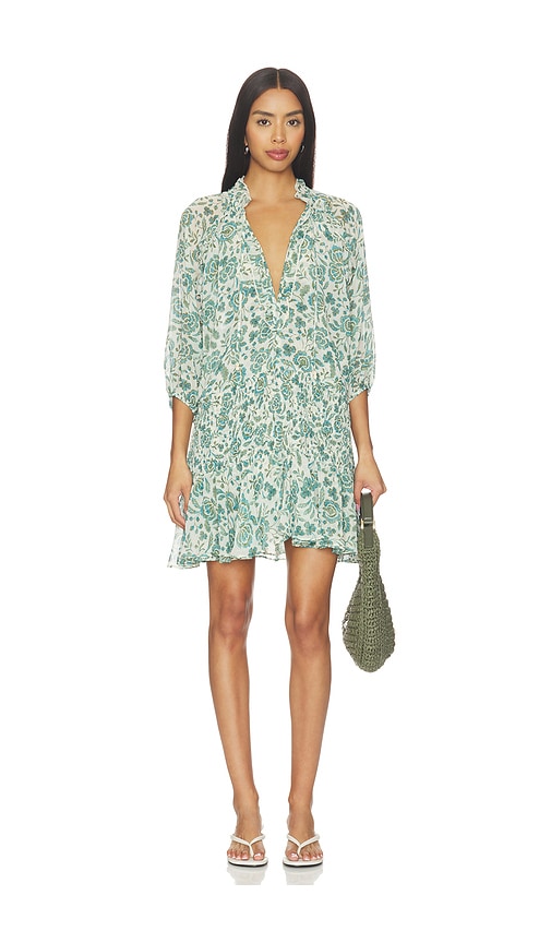 Misa los angeles minivestido shyra en color verde XS también en XXS, S, M