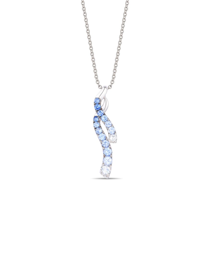 Denim Ombré® 14K 1.77 ct. tw. Sapphire Ombre Pendant