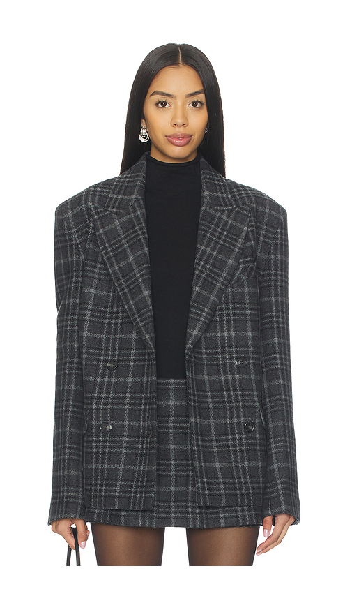 Aniye By Valentina Blazer in Charcoal. L. Also in M, S
