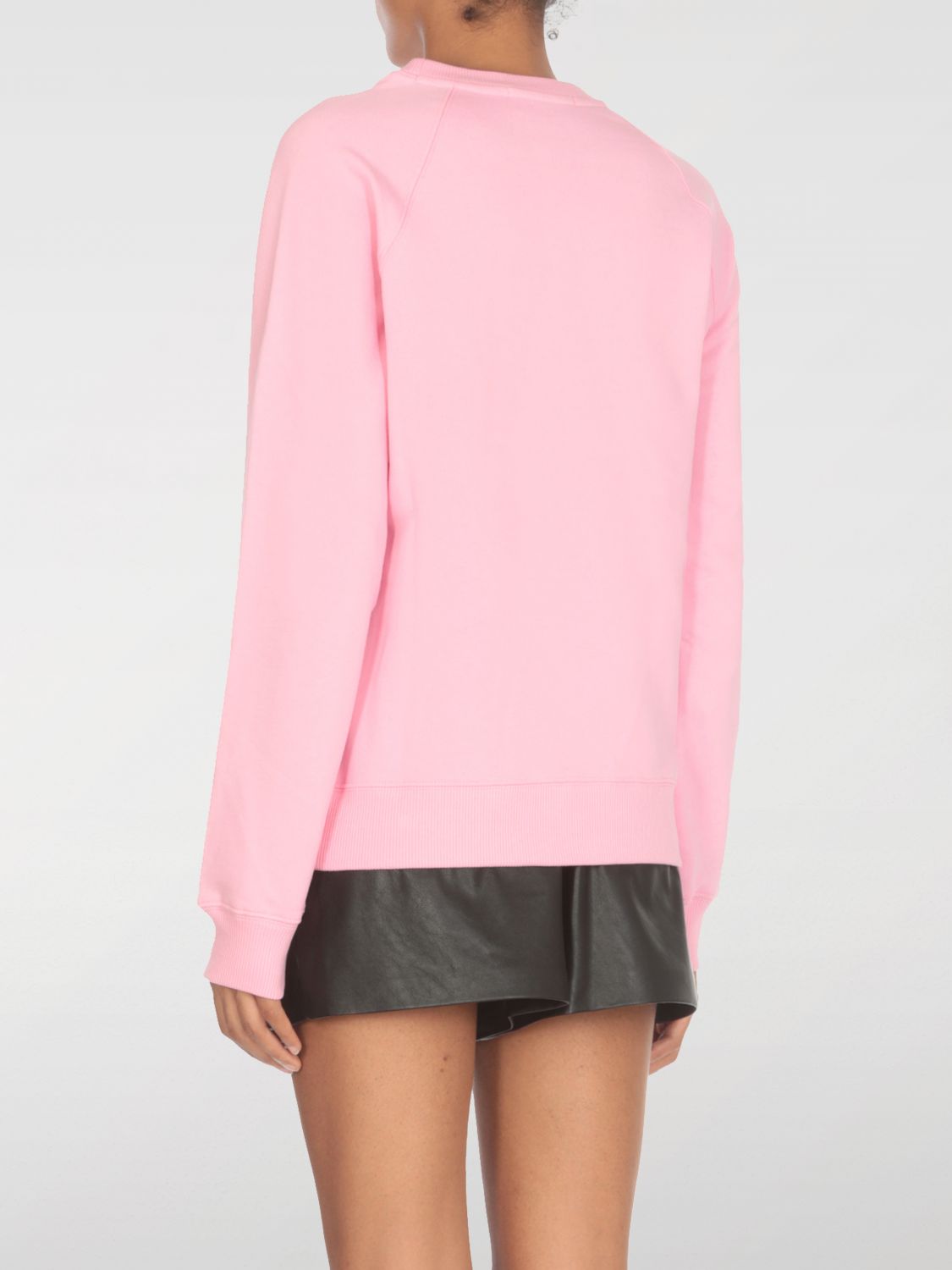 Logo-print cotton sweatshirt - Blue