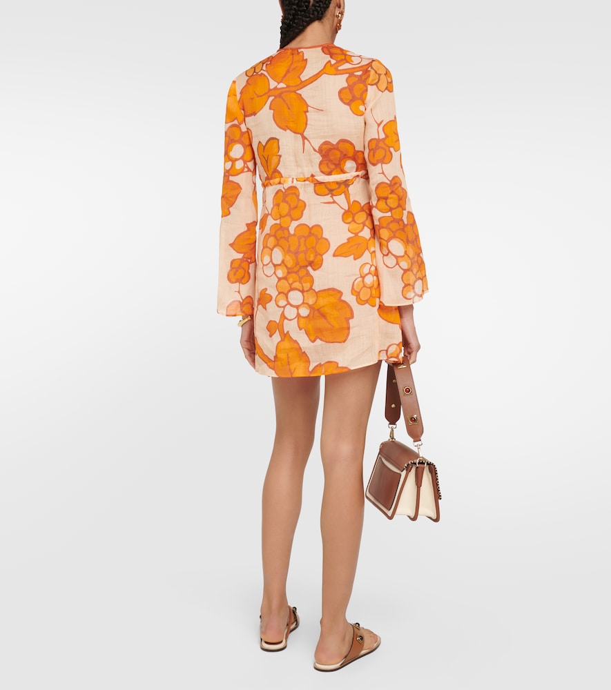 Printed ramie tunic