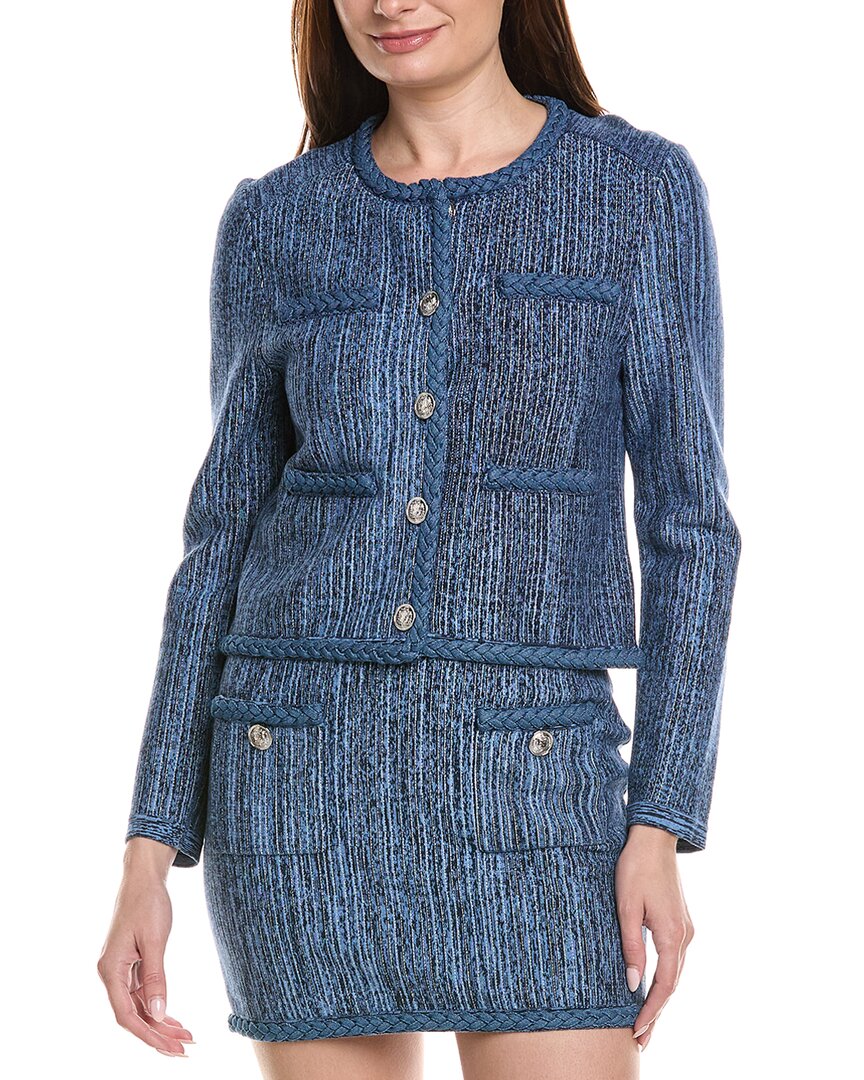 Shayne Pinstripe Knit Cardigan