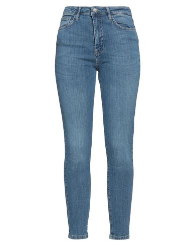 Fred Mello Woman Jeans Blue Size 25 Cotton, Elastane
