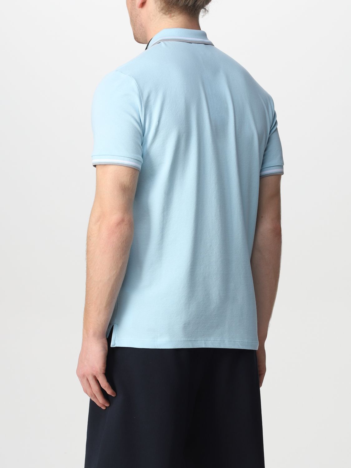 Polo Shirt Men colour Sky Blue