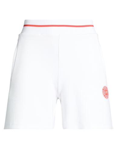 Woman Shorts & Bermuda Shorts White Size S Viscose, Polyester, Elastane