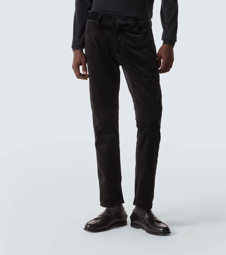 Mid-rise slim jeans