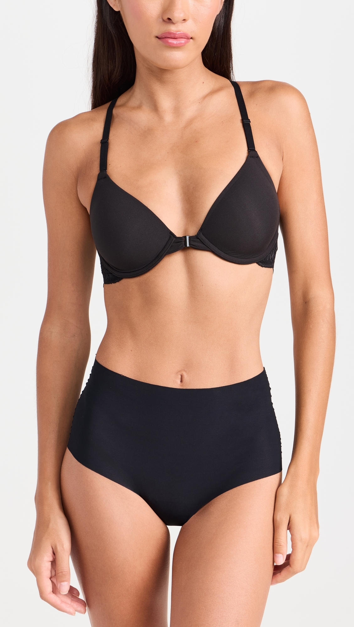 Lush Front Close Contour Underwire Bra Black 34A