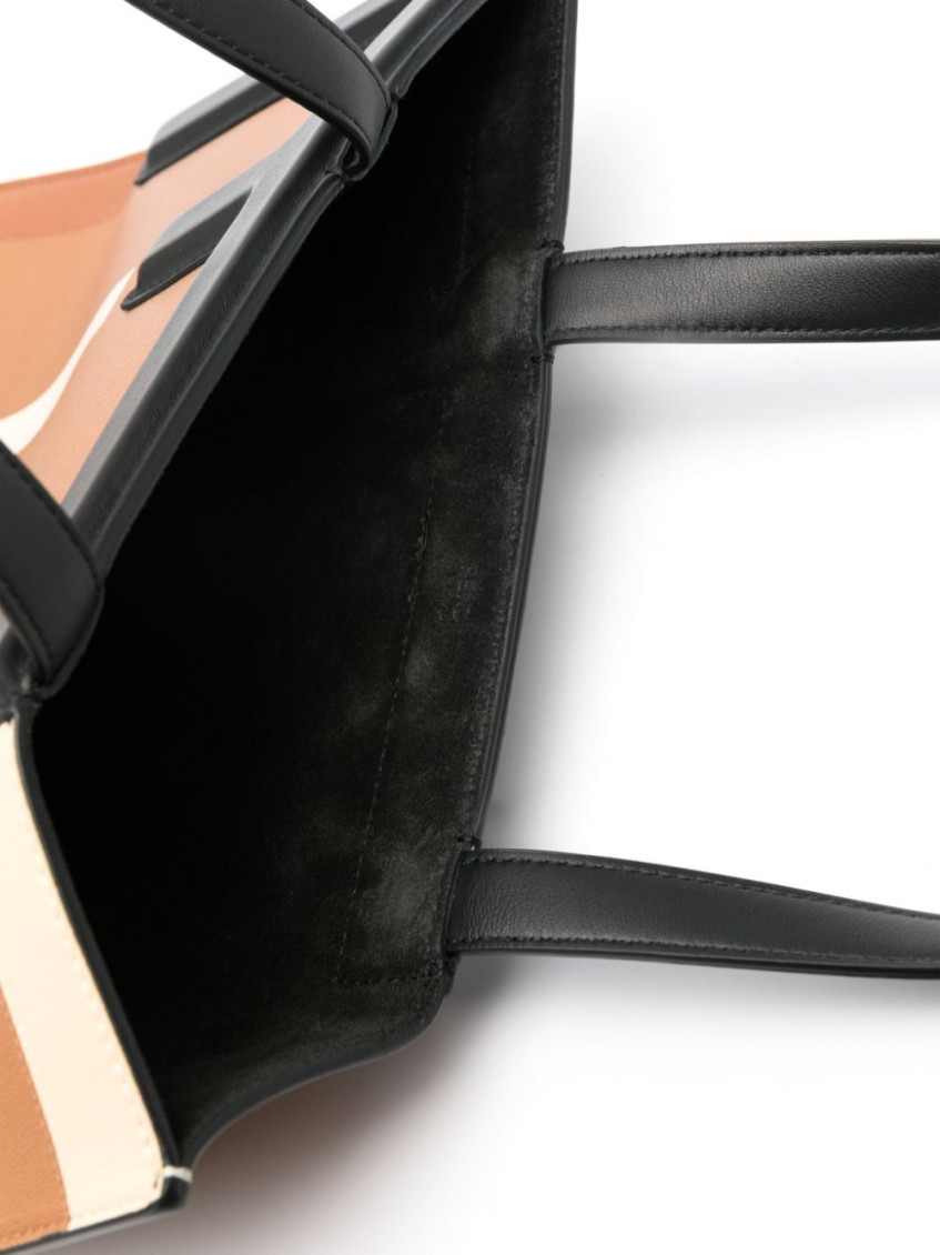 Multicolor Flip Medium Tote Bag