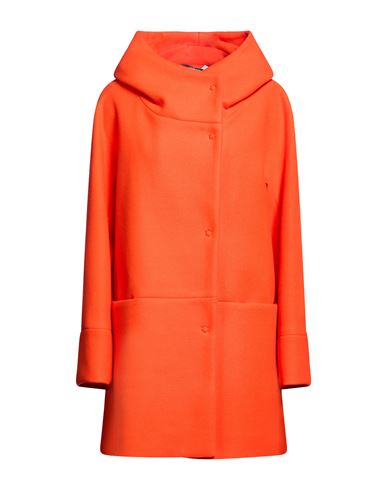 Woman Coat Orange Size 8 Polyester