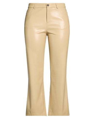 Woman Pants Beige Size 2 Polyester, Polyurethane