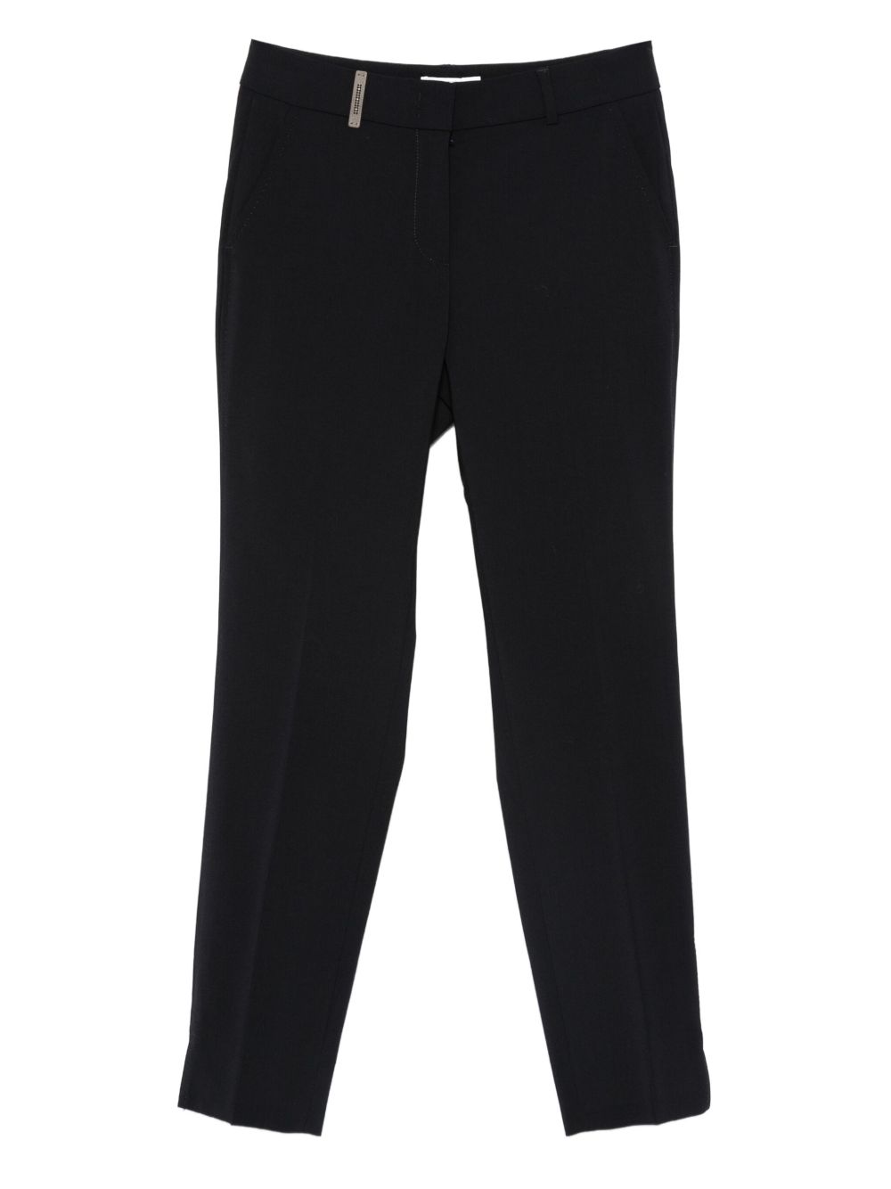 Pressed-crease trousers - Blue
