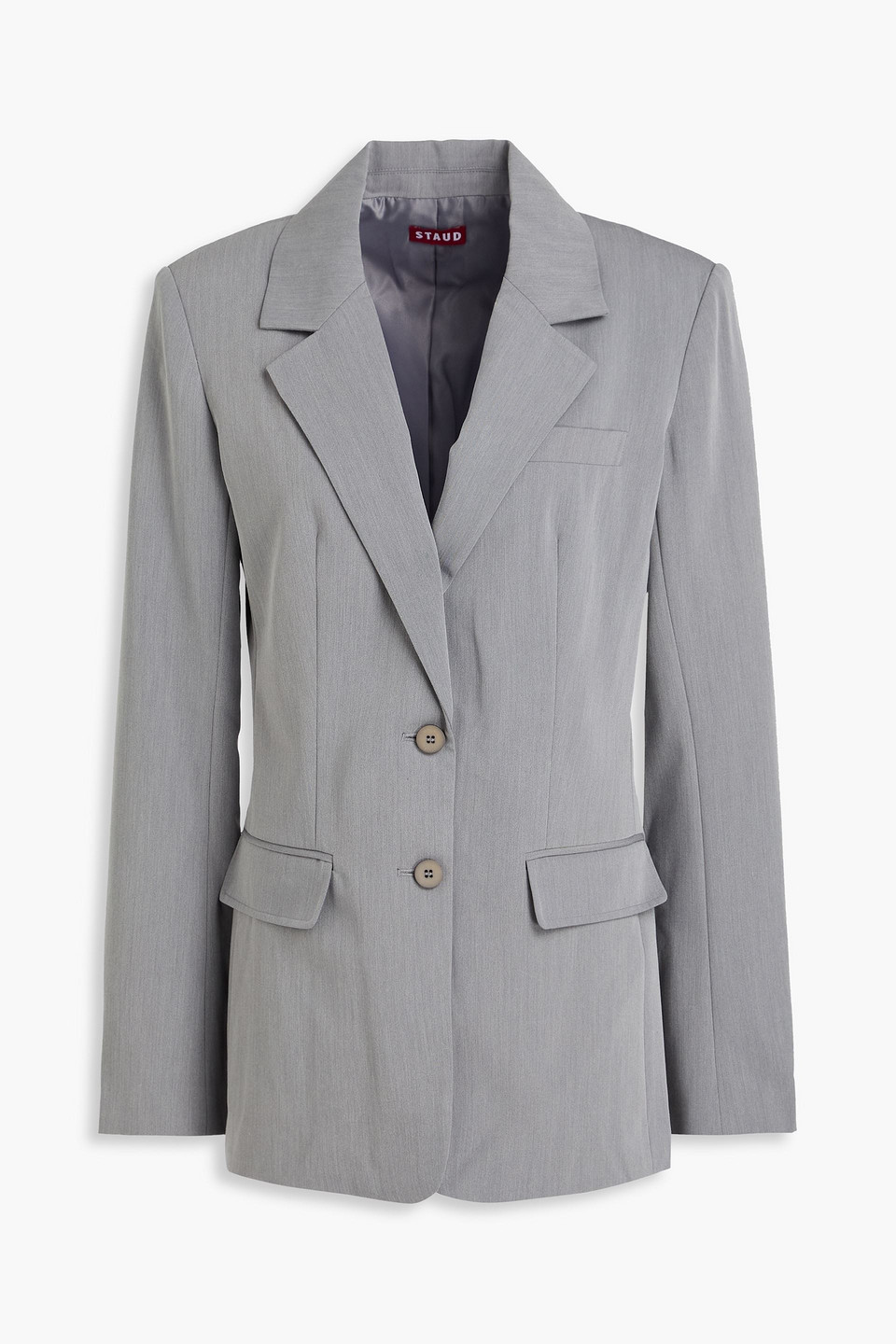 City twill blazer - Gray - XS