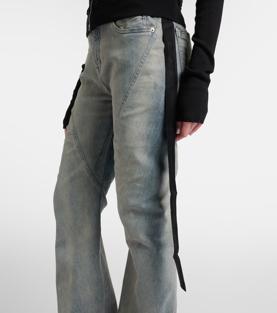 Belted cotton jersey sweatshirt