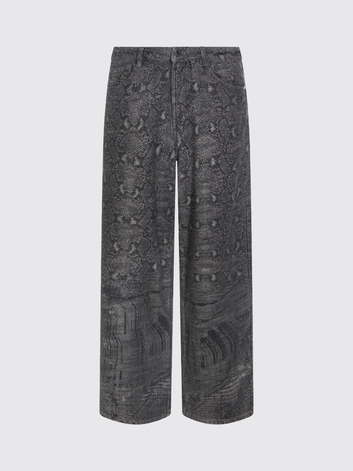 Pants Men color Denim