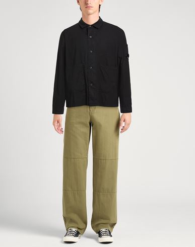C. p. Company Man Shirt Black Size M Cotton