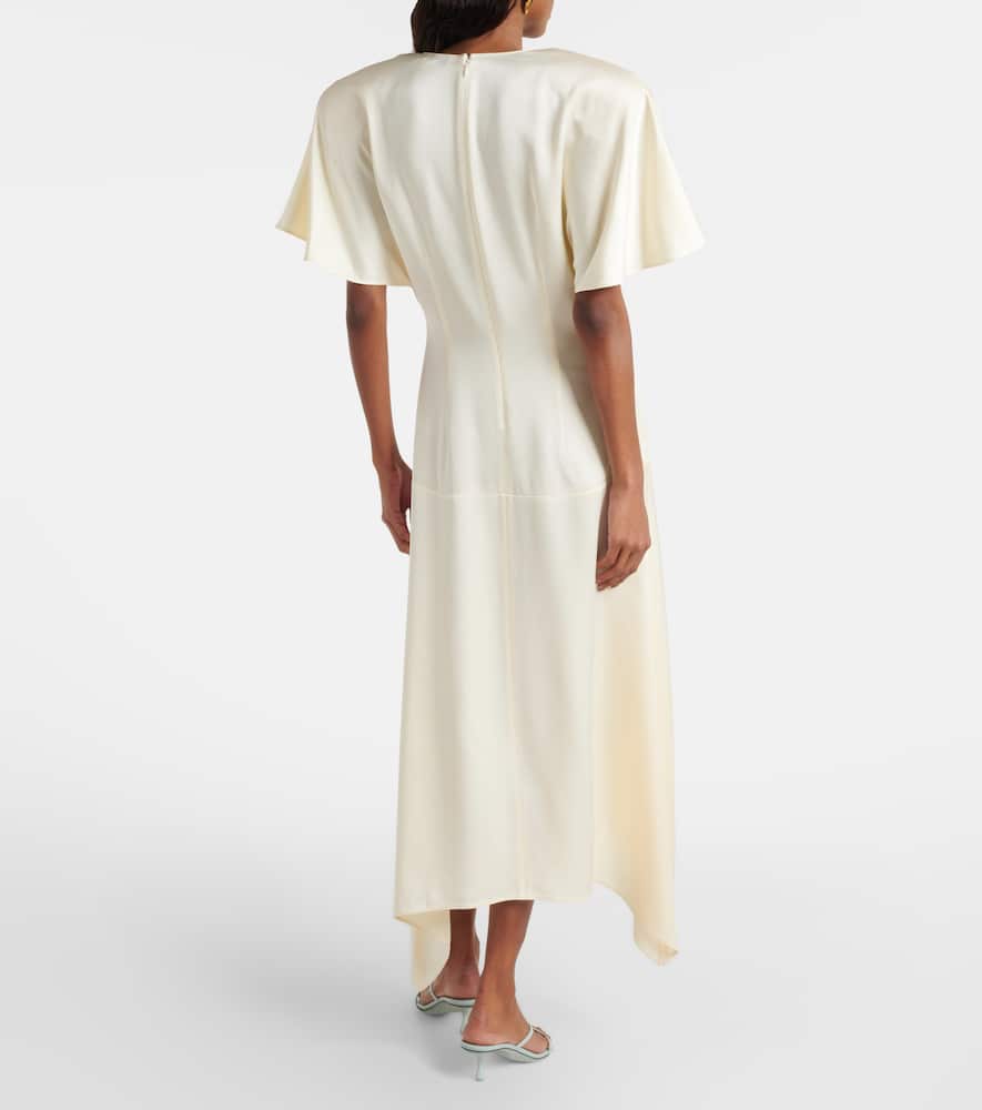 Satin midi dress
