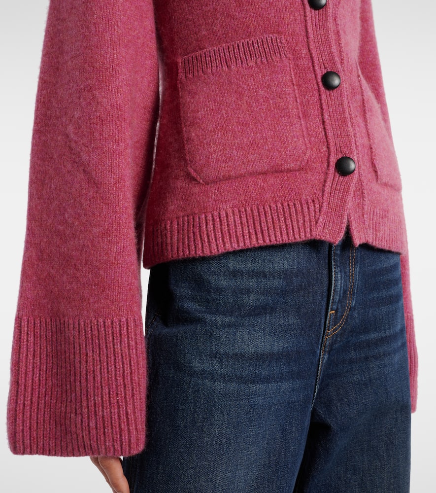 Scarlet cashmere cardigan