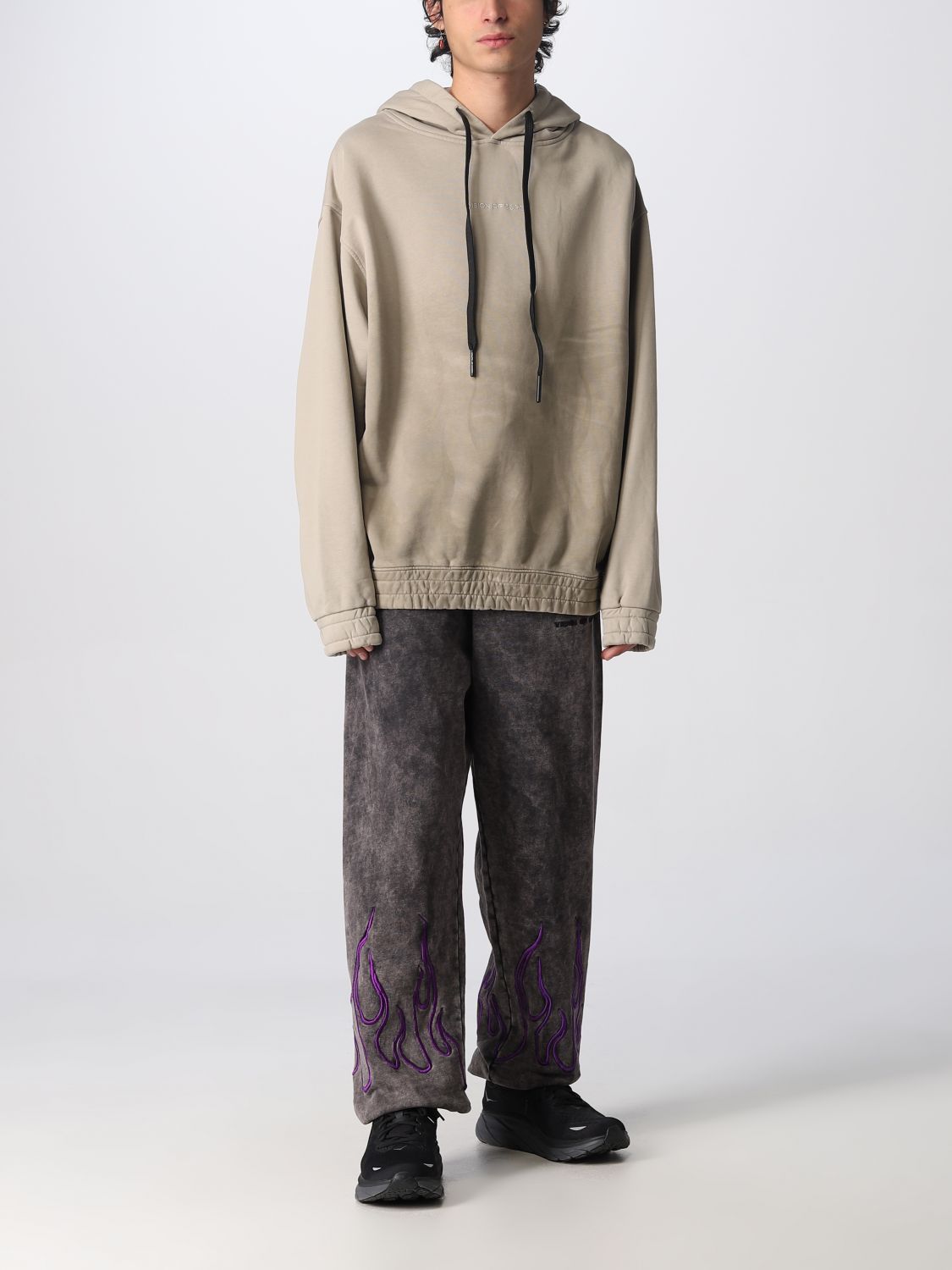 Sweatshirt Men color Grey