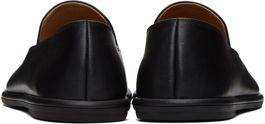 The Row Black Canal Loafers