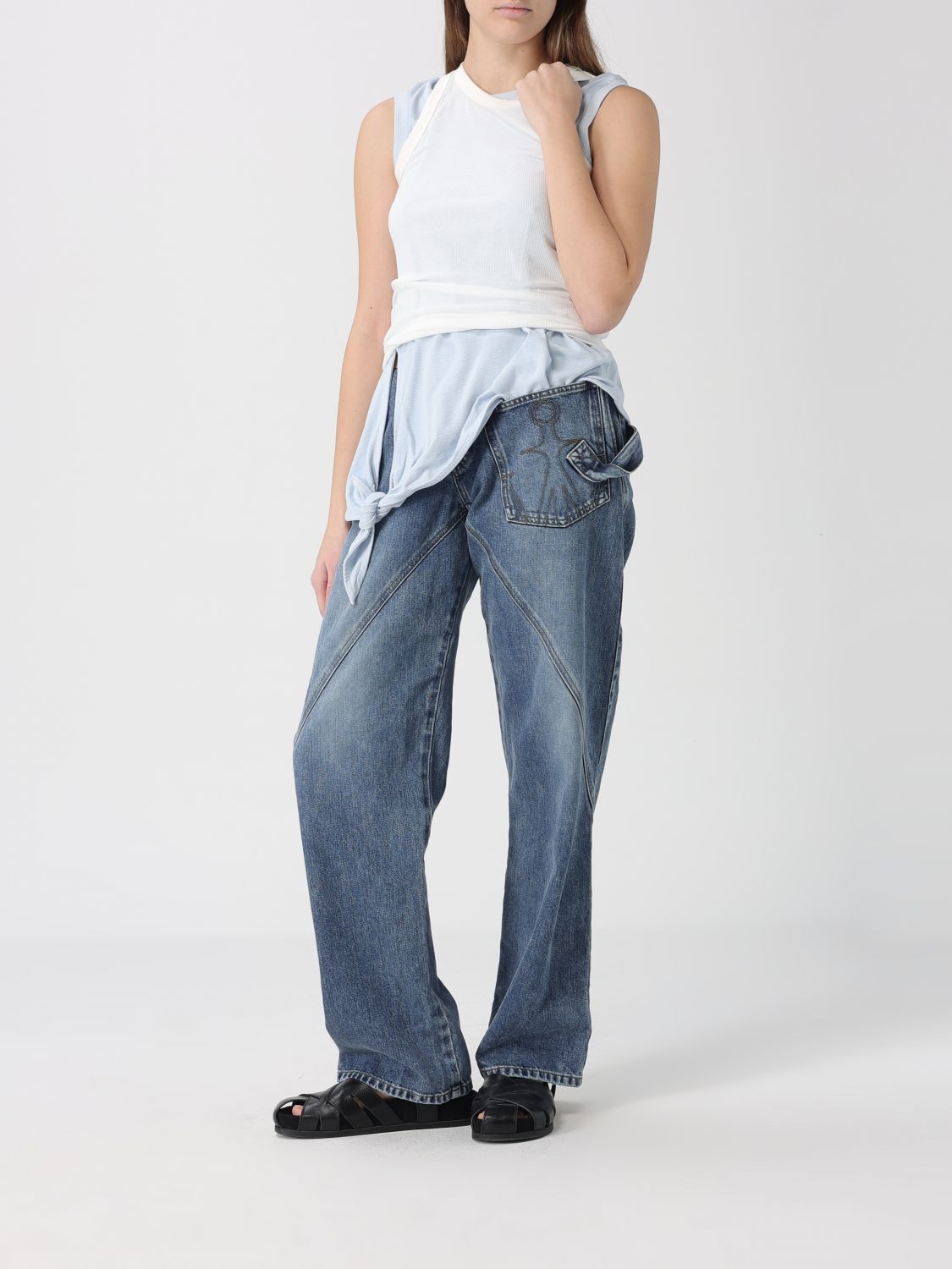 Top Woman color Sky Blue