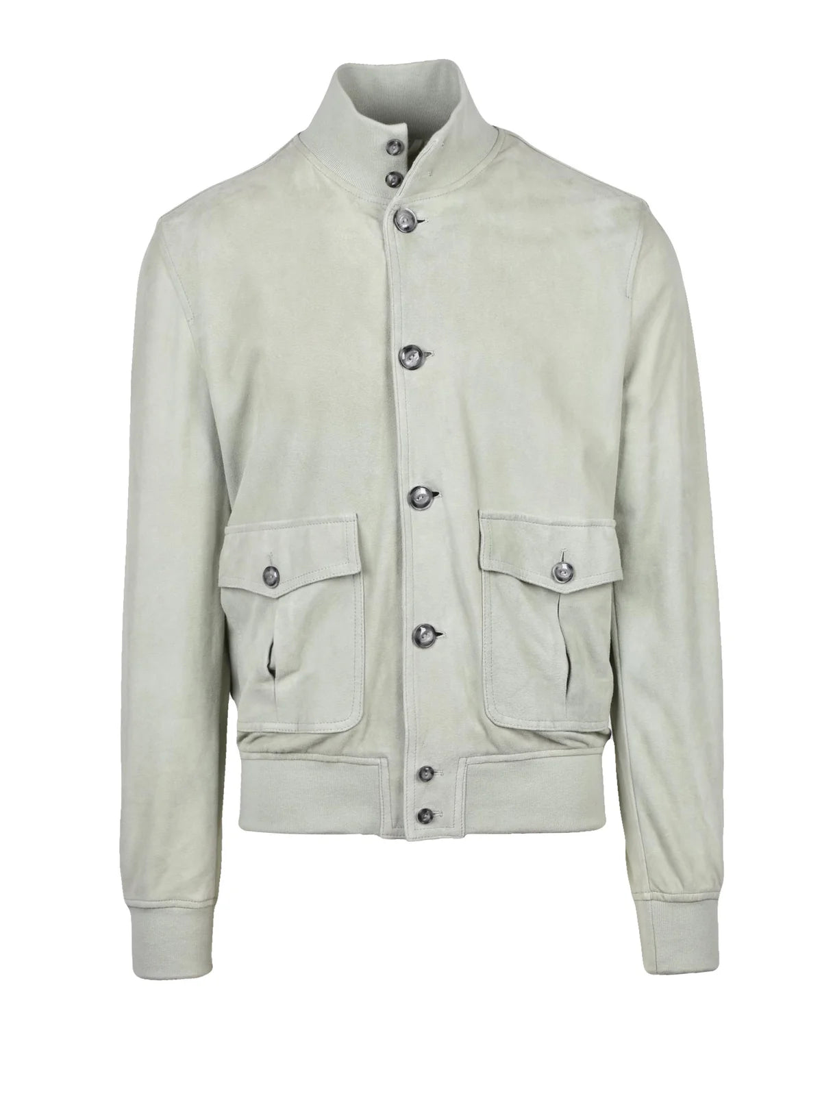 Rinaldo Leather Jacket - Aqua Green