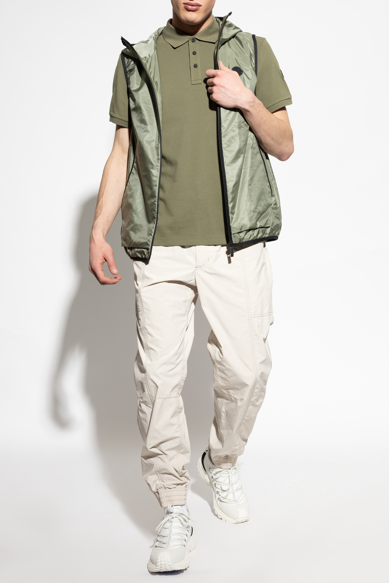 Moncler Vest Moretan, Men's, Green