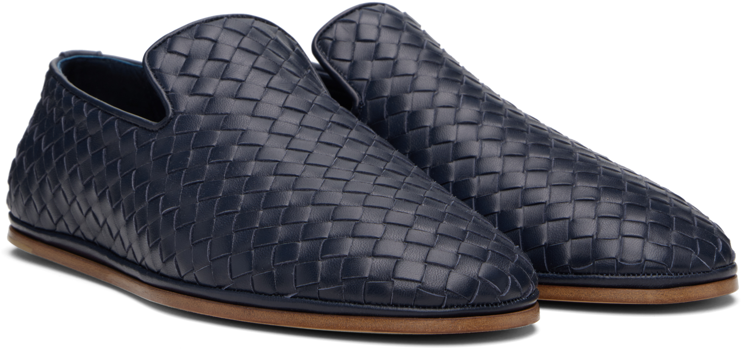 Navy Sunday Slippers