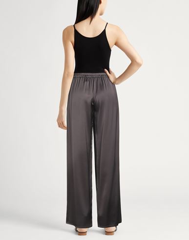 Woman Pants Dark brown Size 4 Viscose, Wool