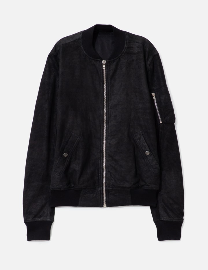 Blistered Lamb Leather Bomber