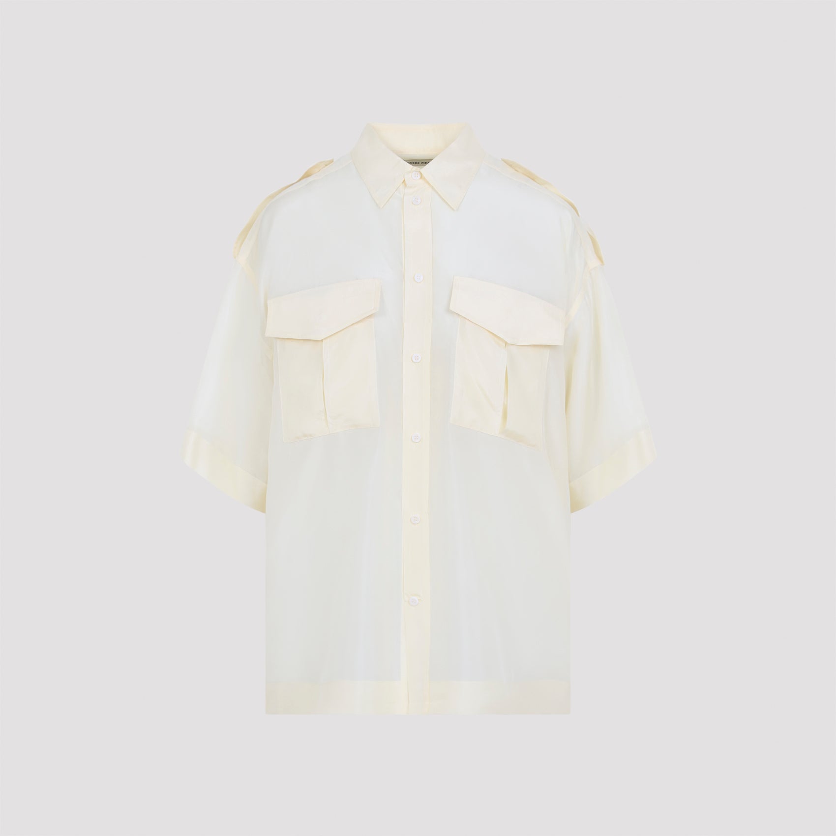 LITE UTILITY SHIRT Habotai Silk