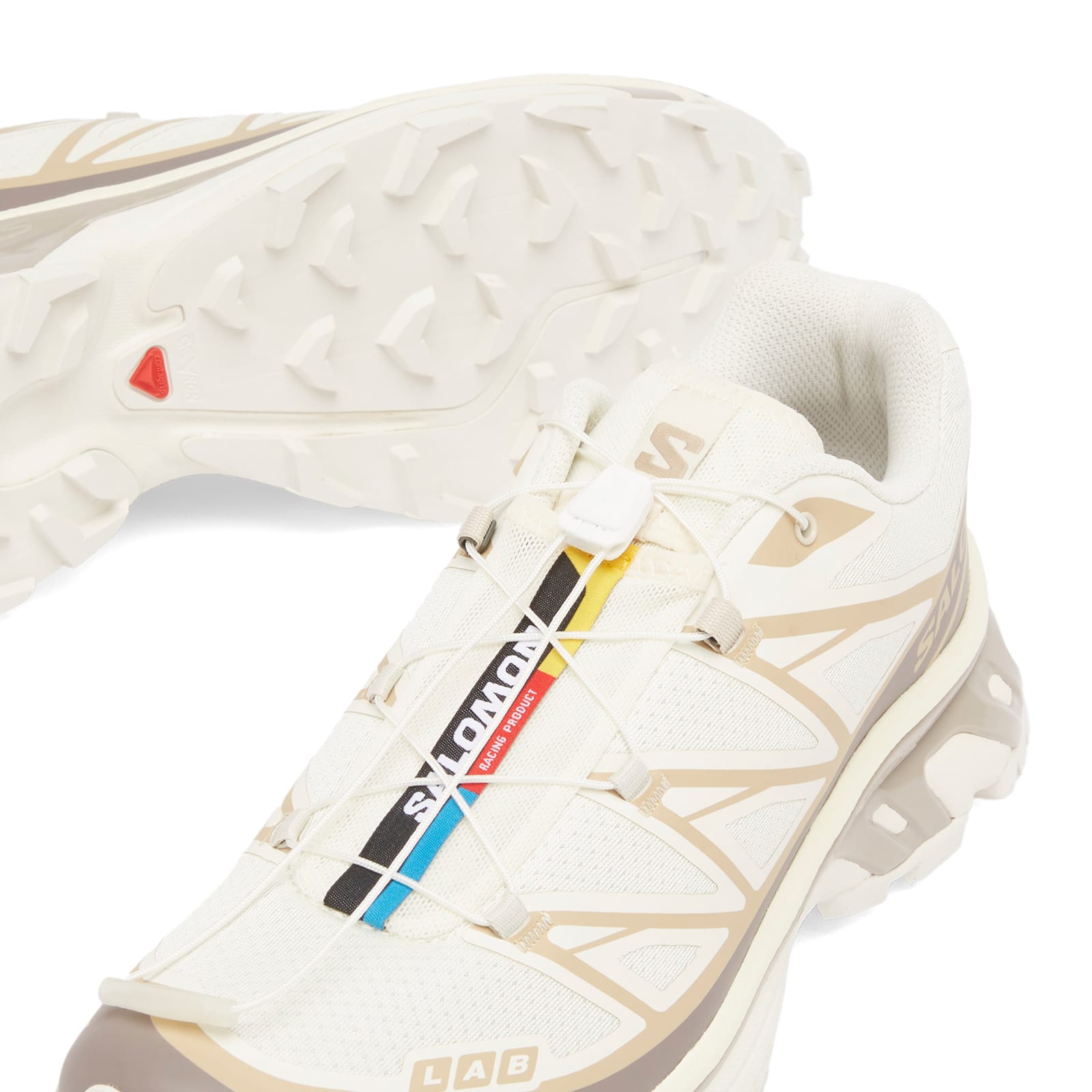 Salomon Xt-6 Sneaker in Vanilla Ice/Iron/Etherea