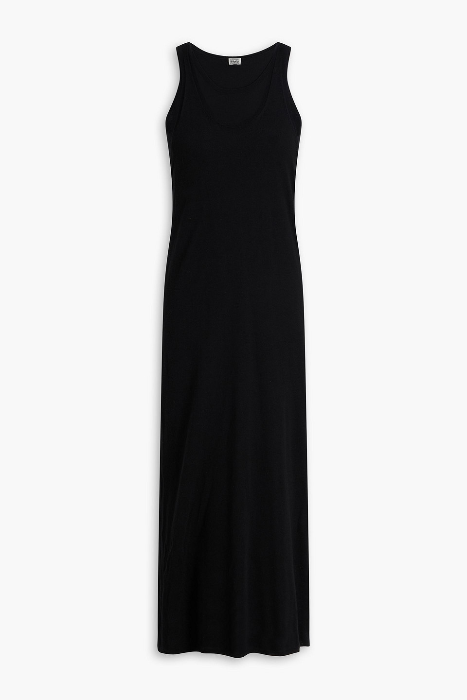 TENCEL™ Lyocell-blend midi dress - Black - XXS