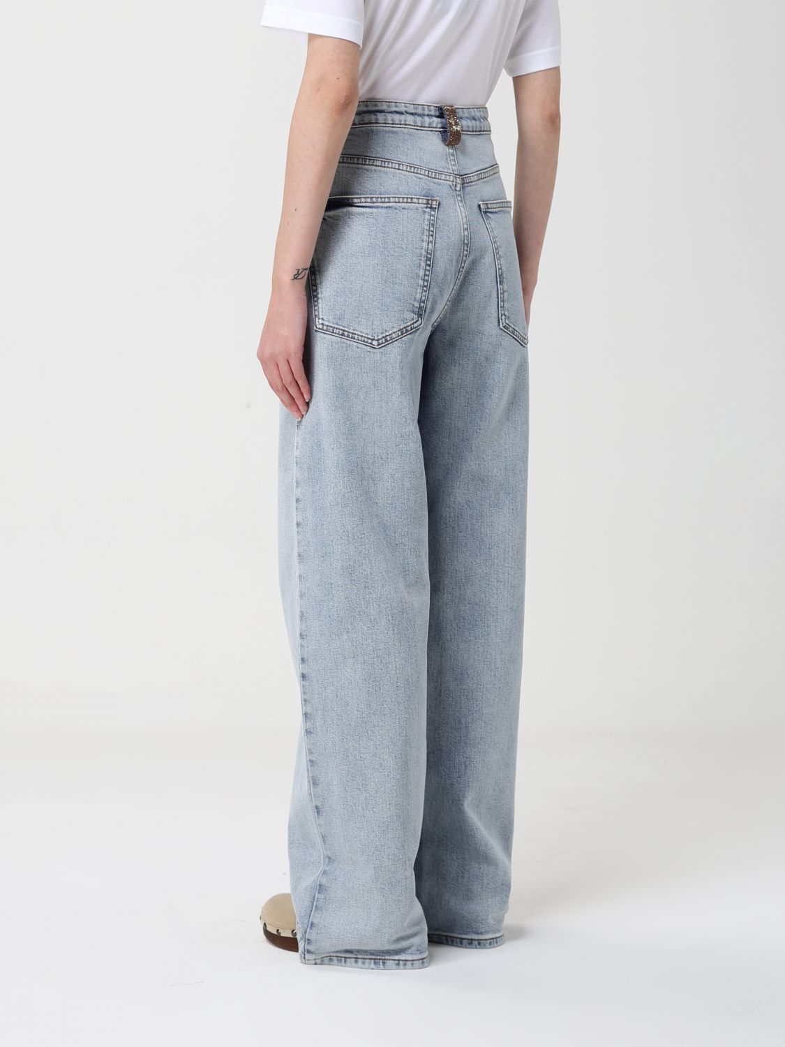 Jeans Woman color Stone Washed